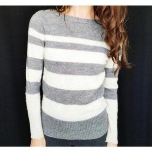 J.Crew striped wool blend sweater women’s Sz S